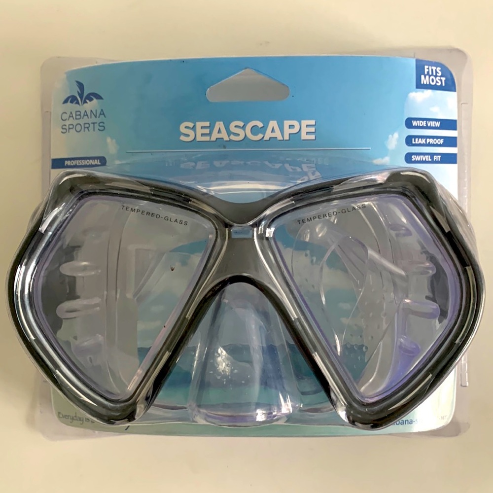 SEASCAPE DIVE MASK TEMPERED GLASS WATER POOL PLAY
